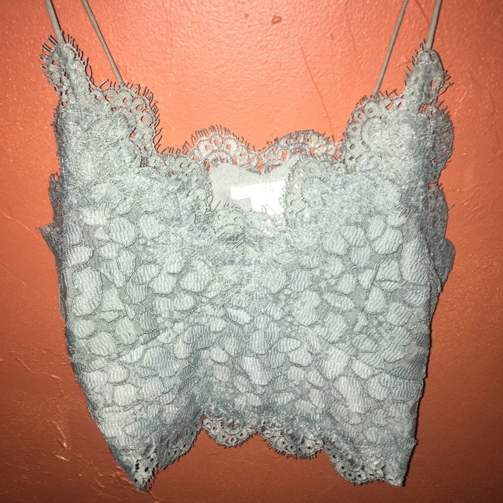 H&M Lace crop top